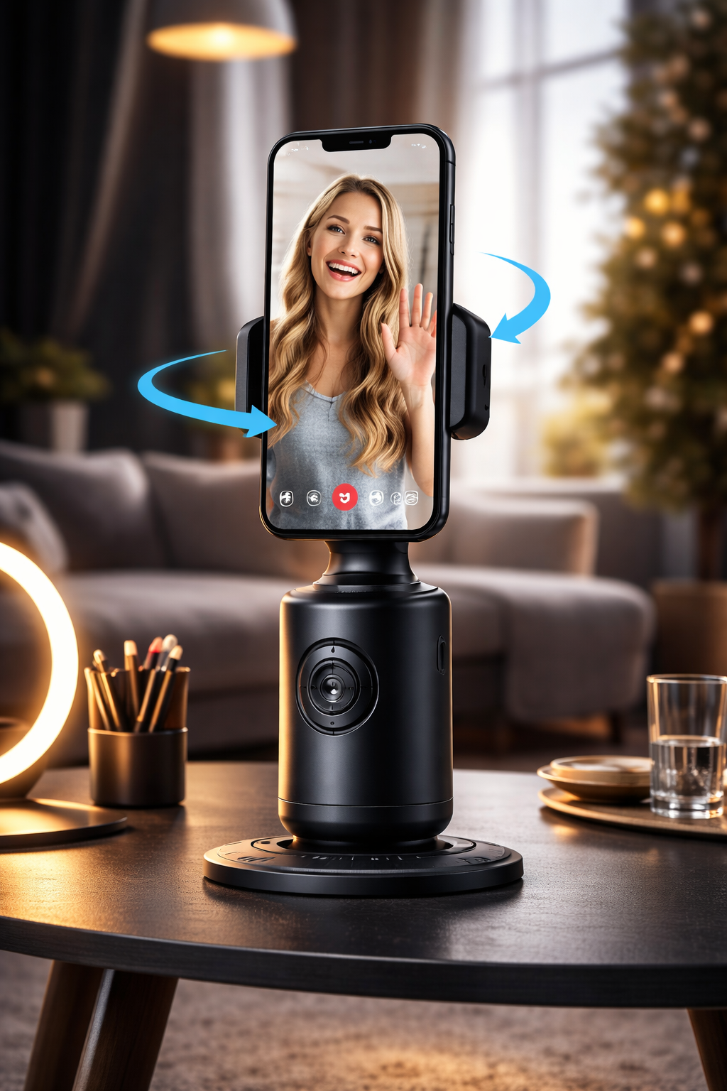 Suporte Inteligente Segue-te automaticamente enquanto gravas